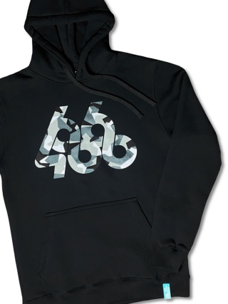 BLUZA Z KAPTUREM "CAMO" HOODY (BLACK)
