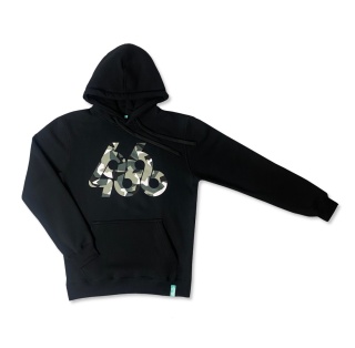 BLUZA Z KAPTUREM "CAMO" HOODY (BLACK)
