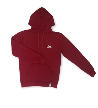 BLUZA Z KAPTUREM MINILOGO HOODY (DARK RED)
