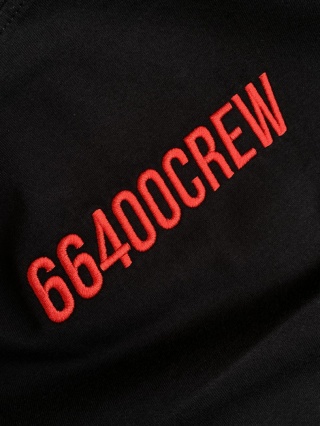 BLUZA Z KAPTUREM "THE CREW" HOODY (DEEP BLACK)