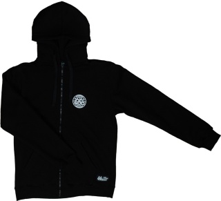 ROZPINANA BLUZA Z KAPTUREM WORLD TOUR ZIP HOODY (BLACK)