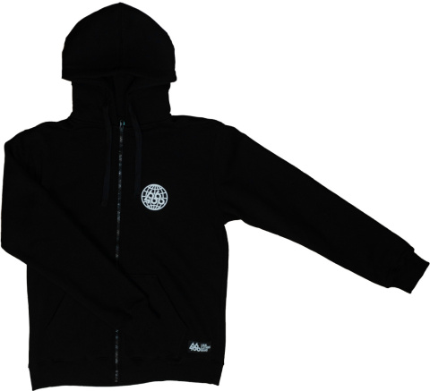ROZPINANA BLUZA Z KAPTUREM WORLD TOUR ZIP HOODY (BLACK)
