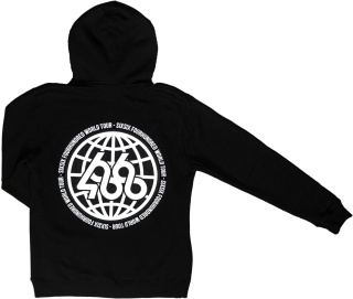 ROZPINANA BLUZA Z KAPTUREM WORLD TOUR ZIP HOODY (BLACK)