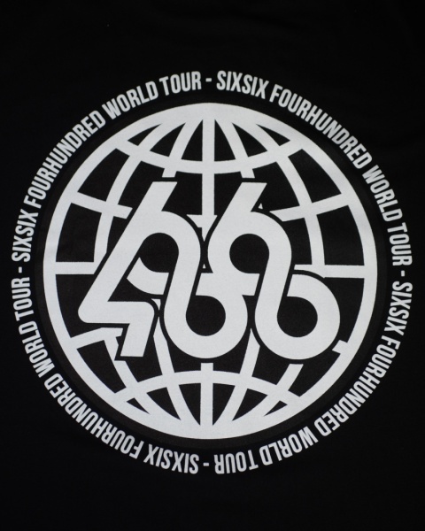 ROZPINANA BLUZA Z KAPTUREM WORLD TOUR ZIP HOODY (BLACK)