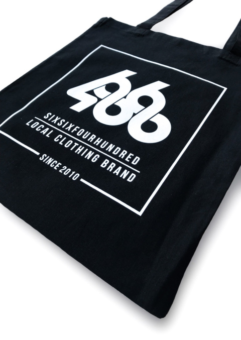 TORBA "SQUARE LOGO" TOTE BAG (BLACK) TORBA "SQUARE LOGO" TOTE BAG (BLACK)